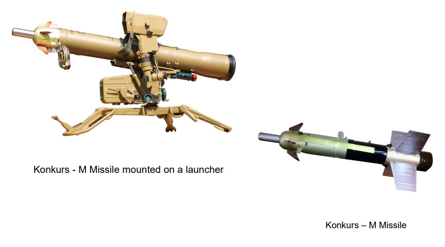 Bharat Dynamics signs contract for supply of Konkurs-M anti-tank missiles to Indian Army